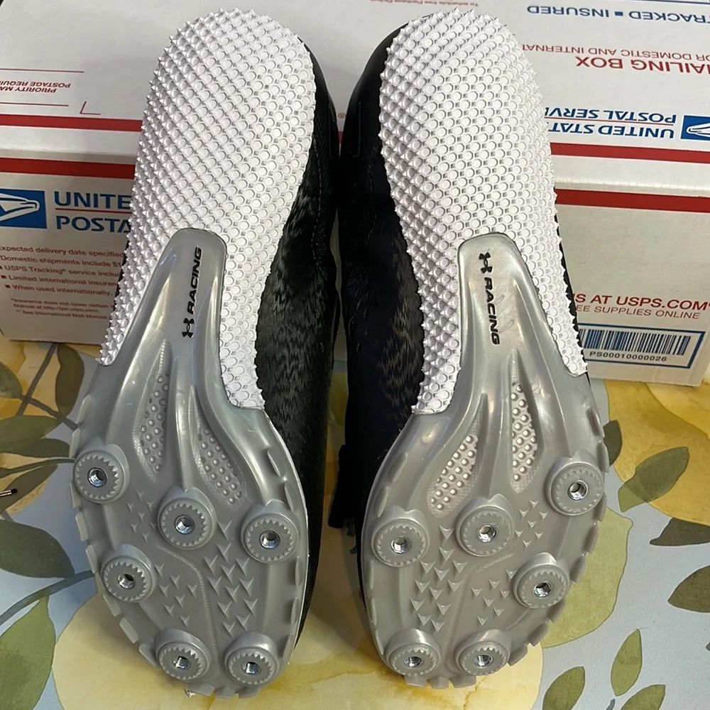 UNDER ARMOUR Kick Sprint 4 Track and Field Spikes, Track Shoes Size 12 Mens